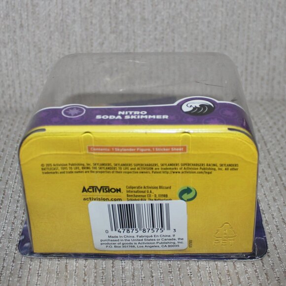 3/$77❤️new Skylanders Superchargers Nitro Soda Skimmer 2015 With Sticker Sheet - Picture 4 of 9